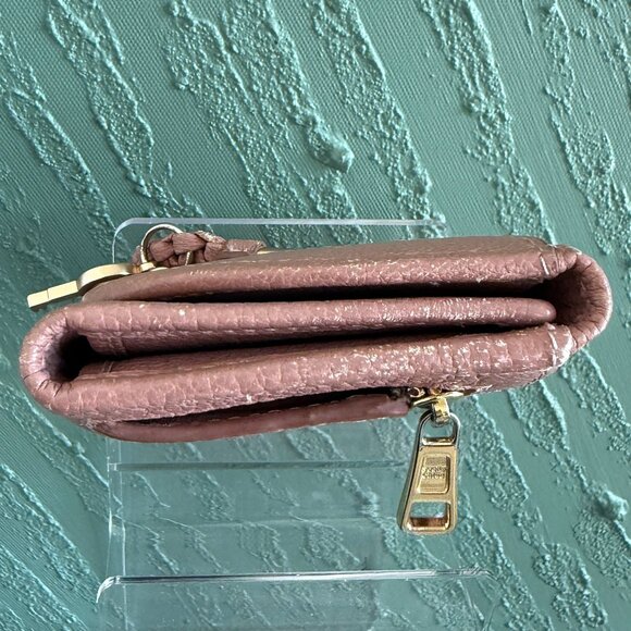 Chloe Hana Pink Leather Wallet - Picture 3 of 7